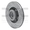 Dynamic Friction Co Brake Rotor Drilled And Slotted Silver, 631-54184L 631-54184L - alternate 2